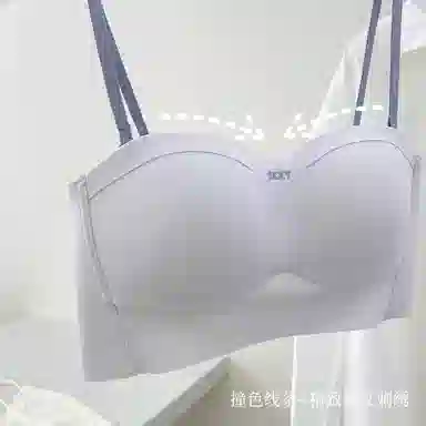 蒄趣 线条感无痕小胸聚拢收副乳防下垂文胸 女款