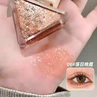 莎琪诺 琉光溢彩眼影液 细闪