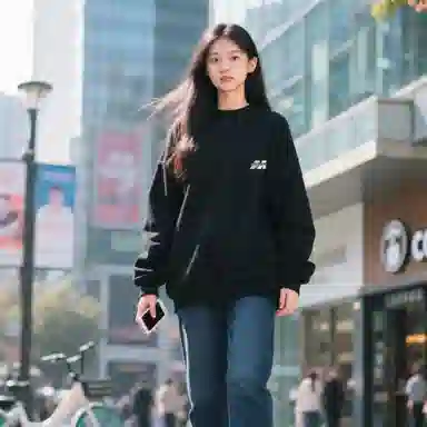 MUSCLETECH High Street Logo Daisy Sweatshirt