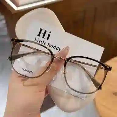 小罗弟 轻奢进口 钛 圆形 光学镜架 男女同款情侣款