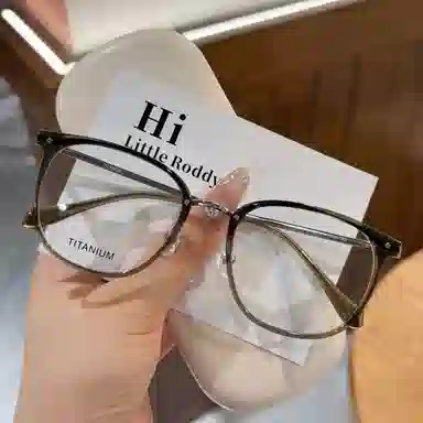 小罗弟 轻奢进口 钛 圆形 光学镜架 男女同款情侣款