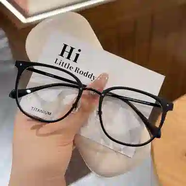 小罗弟 轻奢进口 钛 圆形 光学镜架 男女同款情侣款