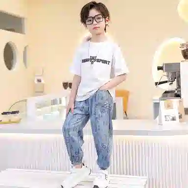 棉基因长裤 休闲时尚潮流 中小童