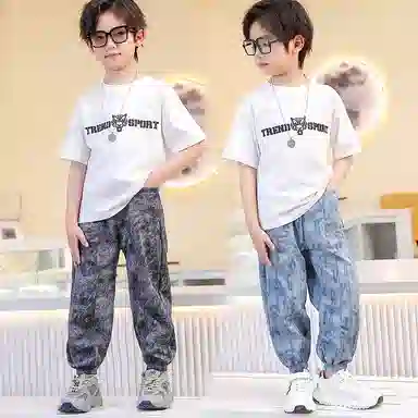 棉基因长裤 休闲时尚潮流 中小童