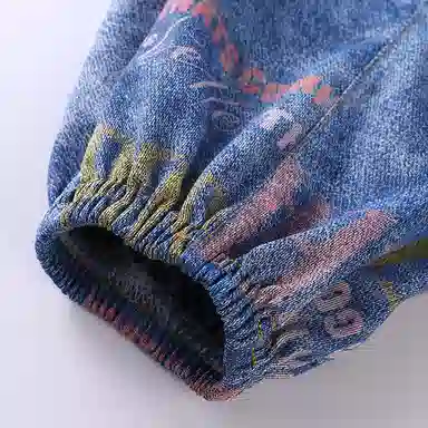 棉基因长裤 休闲时尚潮流 中小童