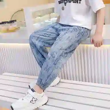 棉基因长裤 休闲时尚潮流 中小童