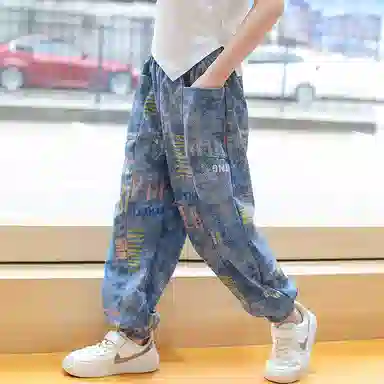 棉基因长裤 休闲时尚潮流 中小童