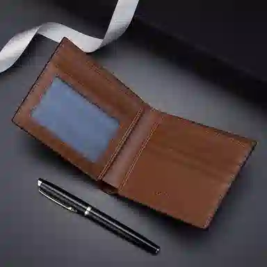 cheekkiss Short Business Wallet Black