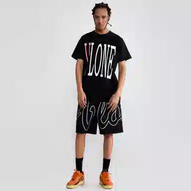 VLONE logo Staple Hoodle LogoT
