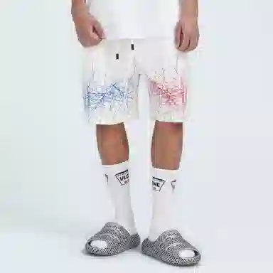 VLONE Logo Print Knit Shorts