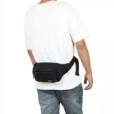 埃尔蒙特 多功能运动跑步简约 涤纶（聚酯纤维） 腰包 男女同款情侣款 黑色/卡其