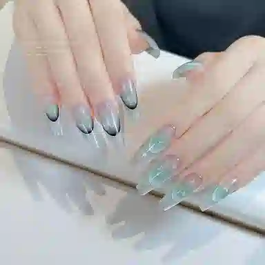恩妮诗 美甲雪花亮片碎钻星纱梦幻蝴蝶 爱心亮片指甲装饰品美甲素材