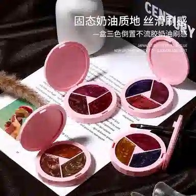 恩妮诗 三色固态指甲油胶 流行爆闪罐装晶石猫眼