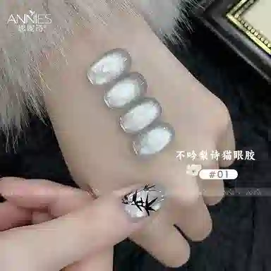 恩妮诗 不吟梨诗系列猫眼指甲油胶 新款光感爆闪猫眼小套装批发