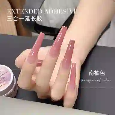 恩妮诗 恩妮诗三合一光疗延长胶高透甲模超硬不回弹塑型水晶 超硬不回弹塑型水晶胶美甲店专用