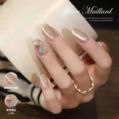 恩妮诗 黎明月光猫眼指甲油胶 流行猫眼胶小套胶美甲