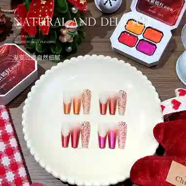 恩妮诗 四宫格甲油胶 钢板转印胶高饱和显白渐变绸缎彩绘胶