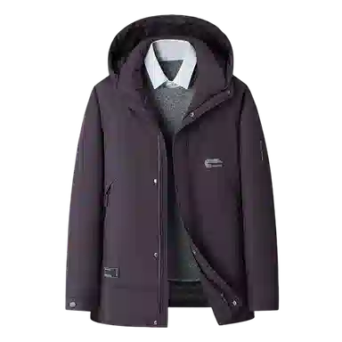 SNOW FLYING Mid-Length Down Jacket