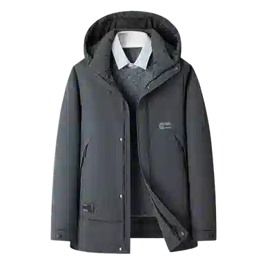 SNOW FLYING Mid-Length Down Jacket