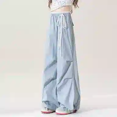 SRCG Vintage Lace Splice Quick-Dry Cargo Pants