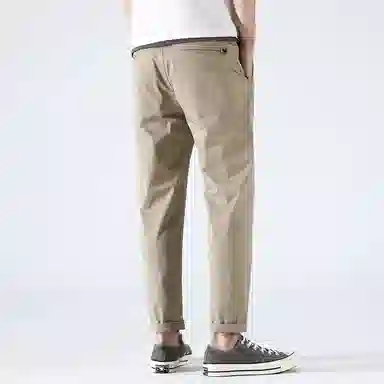 海尔斯 时尚潮牌修身直筒九分裤薄款百搭锥形休闲裤 男款