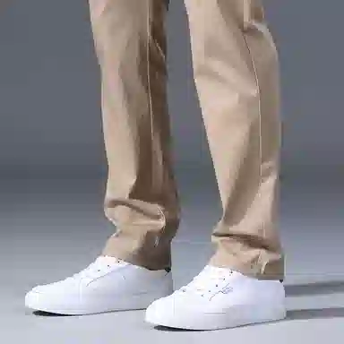 海尔斯 薄款纯色弹力修身舒适简约百搭休闲裤 男款