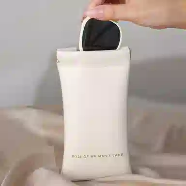 娇雪菲 自动闭合弹片收纳包化妆包零钱包小杂物包内胆包口红包内收纳小包