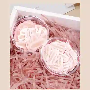 悦乐己  网纹蕾丝双眼皮贴带收纳盒无痕自然隐形内双美目贴橄榄椭圆 单面