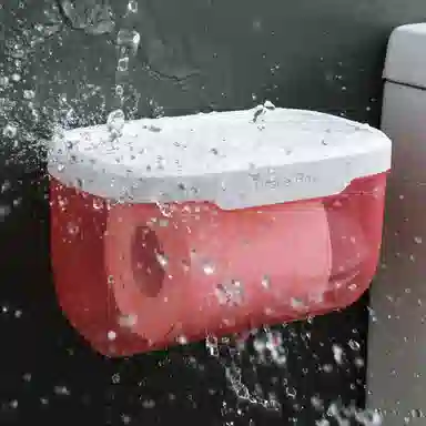 娇雪菲 透明置物架浴室收纳手机架小摆件