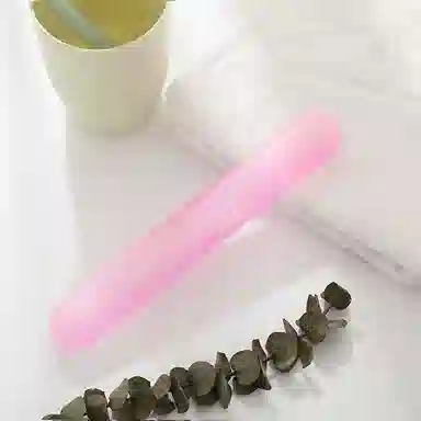 娇雪菲 旅行便携式牙刷盒套装 七彩糖果色磨砂牙刷套牙刷