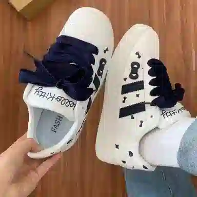 超纤皮 小众设计可爱蝴蝶结潮流时尚休闲百搭青春学院风 耐磨透气轻便 低帮 生活休闲鞋 女款