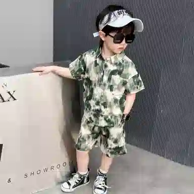 木木屋休闲运动套装 时尚潮流舒适透气亲肤 中小童