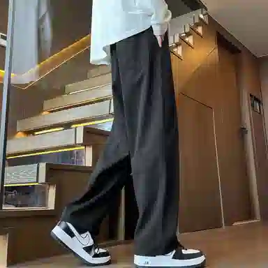 寻星记 日系复古休闲长裤宽松舒适工装裤 男女同款