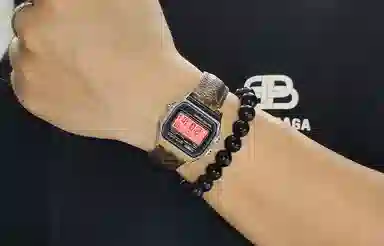 CASIO A158WA-1-Damier Ignis
