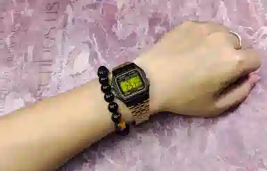 CASIO F-91WG-9-Steel Hive