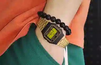CASIO F-91WG-9-Steel Hive