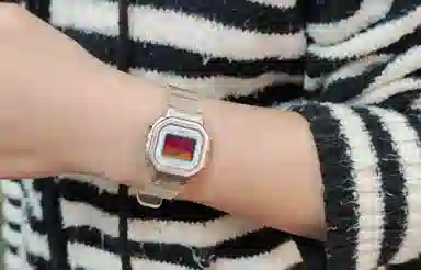 CASIO VINTAGE LA-20WHS-7A-Silver Aurora