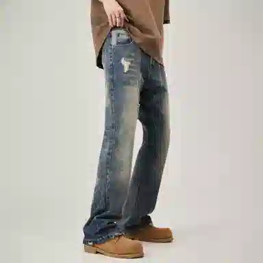 GURBAKS Retro Straight Jeans