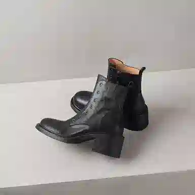 复古时尚潮流休闲百搭舒适简约气质 短靴 女款