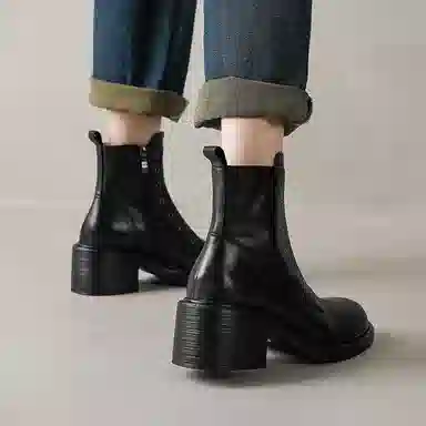 复古时尚潮流休闲百搭舒适简约气质 短靴 女款