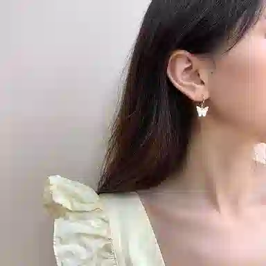 缔晶 森系甜美一周星期时尚 无耳洞星人浪漫造型 合金 耳夹 女款