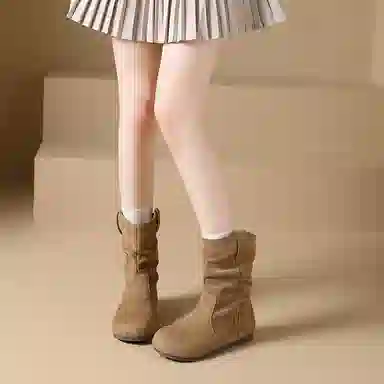 复古简约舒适轻便百搭耐磨防滑瘦瘦勃肯 短靴 女