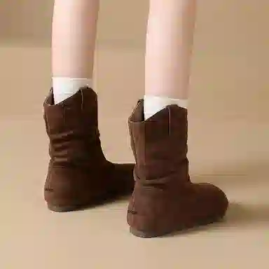 复古简约舒适轻便百搭耐磨防滑瘦瘦勃肯 短靴 女