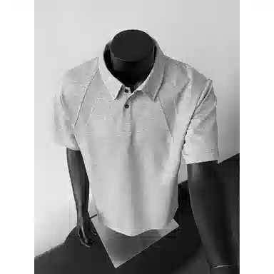 BLACK AT cleanfitPolo