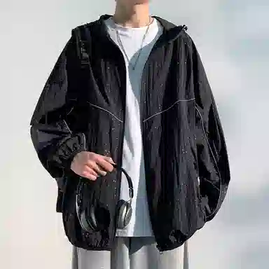 颂希尔 潮牌时尚潮流舒适简约百搭户外 超轻透气速干防晒服 男女同款