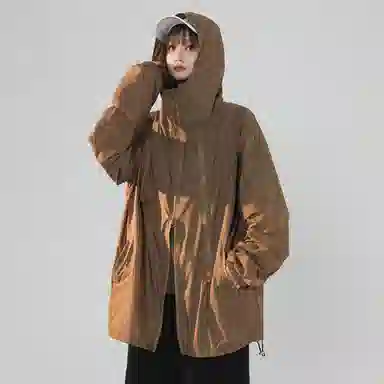 佐菲利 美式高街机能风设计感户外连帽防晒服 男女同款