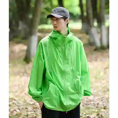 佐菲利 美式高街机能风设计感户外连帽防晒服 男女同款