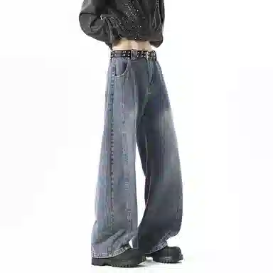 Zofili Vintage Washed Straight Jeans