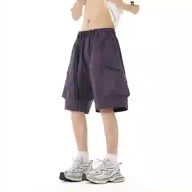 Zofeili Vintage Workwear Shorts