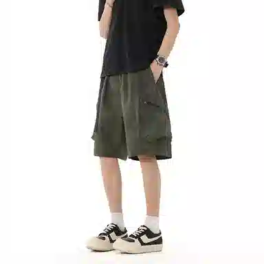 Zofeili Vintage Workwear Shorts